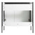 Fine Fixtures Oakville Vanity Cabinet 30 Inch - Matte White With Black Hardware - OK30WH
