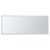 Fine Fixtures 60 Inch X 24 Inch Rectangle Aluminum Mirror With Framed Led - MLER6024