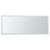 Fine Fixtures MLER6024 60 Inch X 24 Inch Rectangle Aluminum Mirror With Framed Led