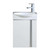 Fine Fixtures Compacto Full Set 16 Inch Wide Wall Hung Vanity, Sink And Mirror