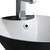 Fine Fixtures Pyramid Pedestal Sink 18 Inch X 18 Inch - Matte Black - PD1818BL