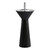 Fine Fixtures Pyramid Pedestal Sink 18 Inch X 18 Inch - Matte Black - PD1818BL