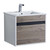 Fine Fixtures Alpine Wall Hung Vanity Cabinet 20 Inch Wide - Grey Walnut With Sink