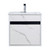 Fine Fixtures Alpine Vanity Cabinet 20 Inch Wide - White Marble With Sink