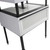 Fine Fixtures Dakota Vanity Cabinet 30 Inch Wide - White With Black Hardware - DA30WH-DAH30BL-VEA3018W
