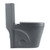 Fine Fixtures Modern One Piece Elongated Toilet - Matte Grey (12" Rough-in) - MOTB7GR-O