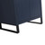 Fine Fixtures Opulence Vanity Cabinet 24 Inch Wide - Navy Blue With Black Hardware - OL24NB