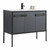 Fine Fixtures Oakville Vanity Cabinet 42" - Onix Grey With Black Hardware - OK42OG