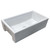 Fine Fixtures 34 Inch x 19 Inch Fluted Apron French Farmhouse Fireclay Sink - Reversible - FC3318GIHL