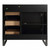 Fine Fixtures Opulence Vanity Cabinet 36 Inch Wide - Matte Black With Black Hardware - OL36BL