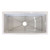 Fine Fixtures French Farmhouse Apron Reversible 36 Inch x 19 Inch Fireclay Sink - Fluted - FC3618GIHL