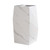 Fine Fixtures CN15WC Canyon Pedestal Sink 15" Wide White Carrara Sintered Stone