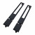 Fine Fixtures Oakville Handle For 72" Wide Vanity -Black - OKHA3BL