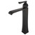 Fine Fixtures FAV5BL Arched Square Vessel Faucet - Single Hole - Black Matte