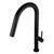 Fine Fixtures Stream Pull-Out Kitchen Faucet - Black Matte - FAK1BL