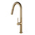 Fine Fixtures Stream Pull-Out Kitchen Faucet - Satin Brass - FAK1SB