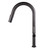 Fine Fixtures Stream Pull-Out Kitchen Faucet - Gun Black - FAK1GB