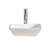 Fine Fixtures MV1616W Modern Square Vessel Sink - 16" X 16"  White - Single Hole