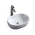 Fine Fixtures Modern Oval Vessel Sink 19 Inch X 13 3/4 Inch - White - MV1914TE