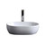 Fine Fixtures Modern Oval Vessel Sink 19 Inch X 13 3/4 Inch - White - MV1914TE