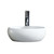 Fine Fixtures Modern Round Vessel Sink 16 Inch X 12 Inch - No Faucet Hole - White - MV1612RW