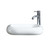 Fine Fixtures MV2119W Modern Rectangular Vessel Sink 21 Inch X 19 Inch - Single Hole - White