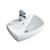 Fine Fixtures MV2216W Modern Vessel Sink 22 Inch X 16 Inch - Single Hole - White