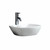 Fine Fixtures MV1717SW Modern Vessel Sink Square 17 Inch X 17 Inch - No Faucet Hole - White