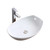 Fine Fixtures Modern Vessel Sink 22 Inch x 16 Inch Thin Edge - No Faucet Hole - White - MV2216TEW