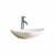 Fine Fixtures MV2618TW Modern Triangular Vessel Sink 26 Inch X 18 Inch - No Faucet Hole - White