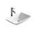 Fine Fixtures Modern Rectangular Vessel Sink 23 Inch X 14 Inch - No Faucet Hole - White - MV2314SW-O