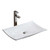 Fine Fixtures Modern Rectangular Vessel Sink 23 5/8 Inch X 15 Inch - White - MV2415TE