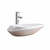 Fine Fixtures MV2415OVW Modern Oval Vessel Sink 24 Inch X 15 Inch - No Faucet Hole - White