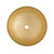 Fine Fixtures Modern Round Glass Vessel Sink - Golden 16 Inch X 16 Inch - MV1616GD