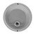Fine Fixtures Modern Round Vessel Sink 16 Inch X 16 Inch White With Slot Drain - MV16WSD