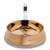 Fine Fixtures Luxury Round Vessel Sink 18 Inch X 18 Inch - Brushed Bronze - LV1818BB