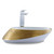 Fine Fixtures LV2015BG Luxury Oval Vessel Sink 20 Inch X 15 Inch - Brushed Gold