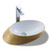 Fine Fixtures Luxury Oval Vessel Sink 20 Inch X 15 Inch - Brushed Gold - LV2015BG