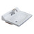 Fine Fixtures 25 Inch X 19 Inch Vitreous China Shaker Sink - White - CT2519W