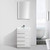 Blossom 005 30 01 A Barcelona 30" Freestanding Bathroom Vanity with Sink- Glossy White