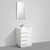 Blossom 005 30 01 A Barcelona 30" Freestanding Bathroom Vanity with Sink- Glossy White