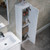 Blossom 008 24 01 SC Paris 24" Floating Bathroom Vanity With Sink & Mirror & Side Cabinet - Glossy White