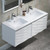 Blossom 008 48 01 C Paris 48" Floating Bathroom Vanity With Sink - Glossy White