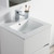 Blossom 016 20 01 M Valencia 20" Floating Bathroom Vanity With Sink & Mirror- Glossy White
