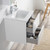Blossom 016 20 01 MC Valencia 20" Floating Bathroom Vanity With Sink & Medicine Cabinet - Glossy White