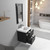 Blossom 016 20 16 C Valencia 20" Floating Bathroom Vanity With Sink - Silver Grey