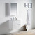 Blossom 016 24 01 C Valencia 24" Floating Bathroom Vanity With Sink - Glossy White