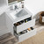 Blossom 016 24 01 MC Valencia 24" Floating Bathroom Vanity With Sink & Medicine Cabinet - Glossy White