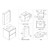 Blossom V8016 24 16 MC Valencia 24" Floating Bathroom Vanity With Sink & Medicine Cabinet - Silver Grey