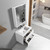 Blossom 016 30 01 M Valencia 30" Floating Bathroom Vanity With Sink & Mirror- Glossy White